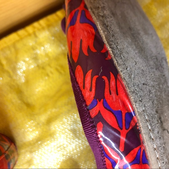 Tory Burch Ballet Flats Red Patent 8 - Picture 6 of 8